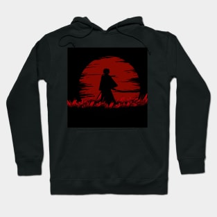 Dark moon samurai master Hoodie